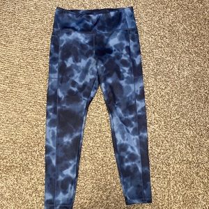 Blue Tye Dye Leggings